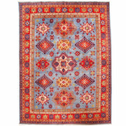 8' x 10' Beautiful Handmade Blue Kazak Rug- Natural Wool