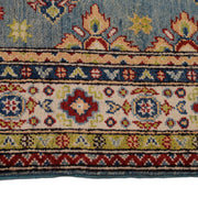 3' x 5' Beautiful Handmade Blue Kazak Rug- Natural Wool