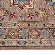 3' x 5' Beautiful Handmade Mustard Brown Kazak Rug- Natural Wool