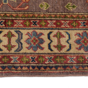 3' x 5' Beautiful Handmade Mustard Brown Kazak Rug- Natural Wool