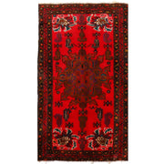 3' x 4' Rose Red Quality Tribal Baluch Rug