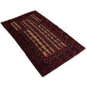 3' x 5' Rose Red Quality Tribal Baluch Rug