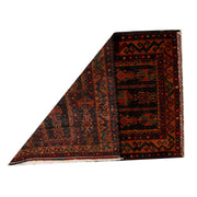 3' x 4' Dark Red Quality Tribal Baluch Rug