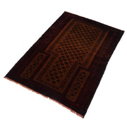 3' x 4' Merigold Orange Quality Tribal Baluch Rug