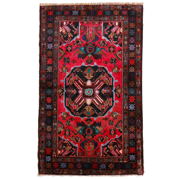 3' x 5' Rose Red Quality Tribal Baluch Rug