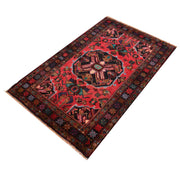 3' x 5' Rose Red Quality Tribal Baluch Rug