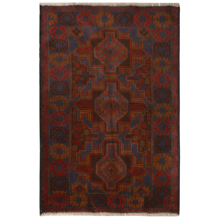 3' x 5' Blue Quality Tribal Baluch Rug