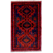 3' x 5' Royal Blue Quality Tribal Baluch Rug