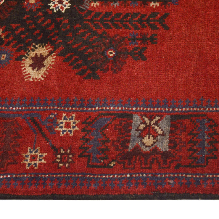 3' x 4' Rose Red Quality Tribal Baluch Rug