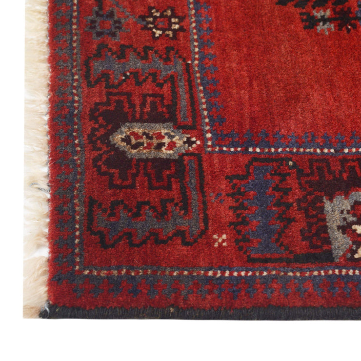 3' x 4' Rose Red Quality Tribal Baluch Rug