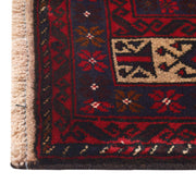 3' x 4' Rose Red Quality Tribal Baluch Rug