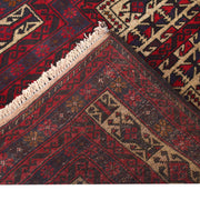 3' x 4' Rose Red Quality Tribal Baluch Rug