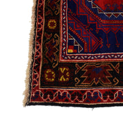 4' x 6' Navy Blue Quality Tribal Baluch Rug