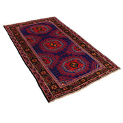 4' x 6' Navy Blue Quality Tribal Baluch Rug