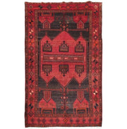 Luxurious 5x8 Authentic Hand-knotted Persian Hamadan Rug - Iran - bestrugplace