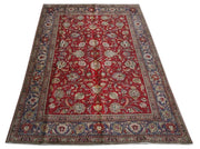 8x11 Authentic Hand-knotted Persian Tabriz Rug - Iran - bestrugplace