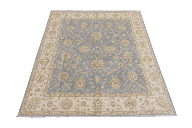 Radiant 8x10 Authentic Hand-knotted Chobi Peshawar Rug - Pakistan - bestrugplace