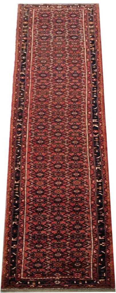 3x18 Authentic Hand-knotted Persian Hamadan Rug - Iran - bestrugplace