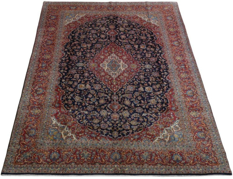 10x14 Authentic Hand-knotted Persian Kashan Rug - Iran - bestrugplace