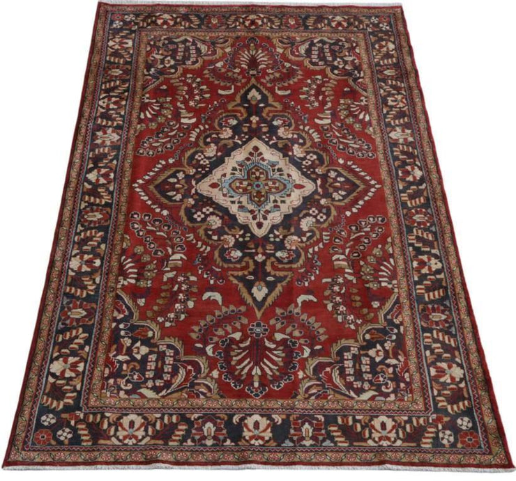 7x11 Authentic Hand-knotted Persian Hamadan Rug - Iran - bestrugplace