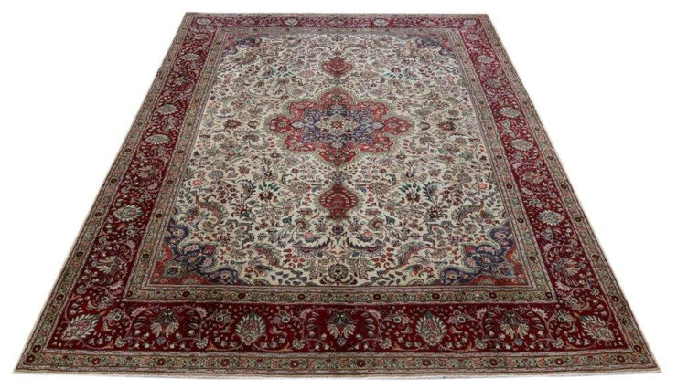 12x17 Persian Signed Tabriz Rug - Iran    81283 - bestrugplace