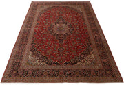 11x17  Genuine  Persian Signed Kashan Rug - Iran 82294 - bestrugplace