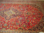 10x14 Authentic Hand Knotted Persian Kashan Rug - Iran - bestrugplace