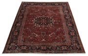 8x11 Authentic Hand-knotted Persian Heriz Rug - Iran - bestrugplace