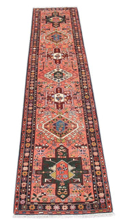 Luxurious 3x12 Authentic Hand-knotted Persian Hamadan Rug - Iran - bestrugplace