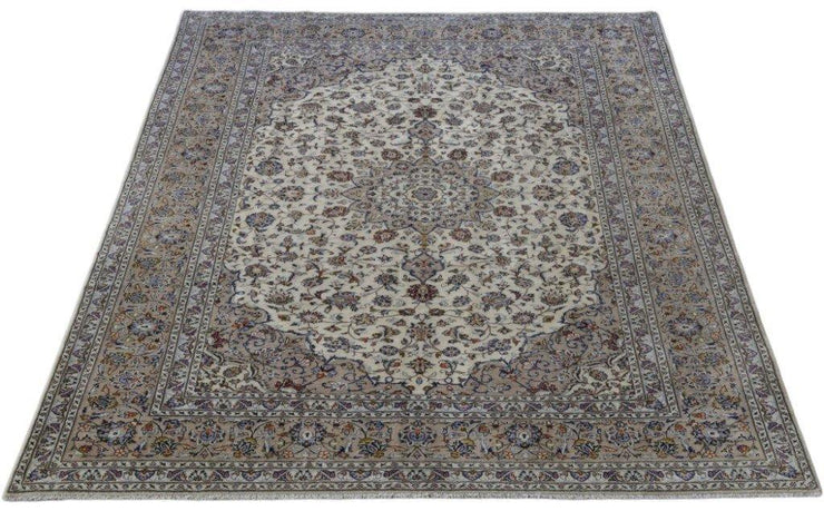 8x12 Authentic Hand-knotted Persian Signed Kashan Rug - Iran - bestrugplace