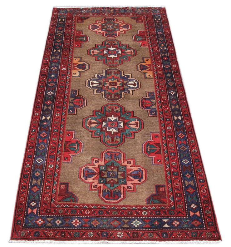 Luxurious 4x8 Authentic Hand-knotted Persian Hamadan Rug - Iran - bestrugplace