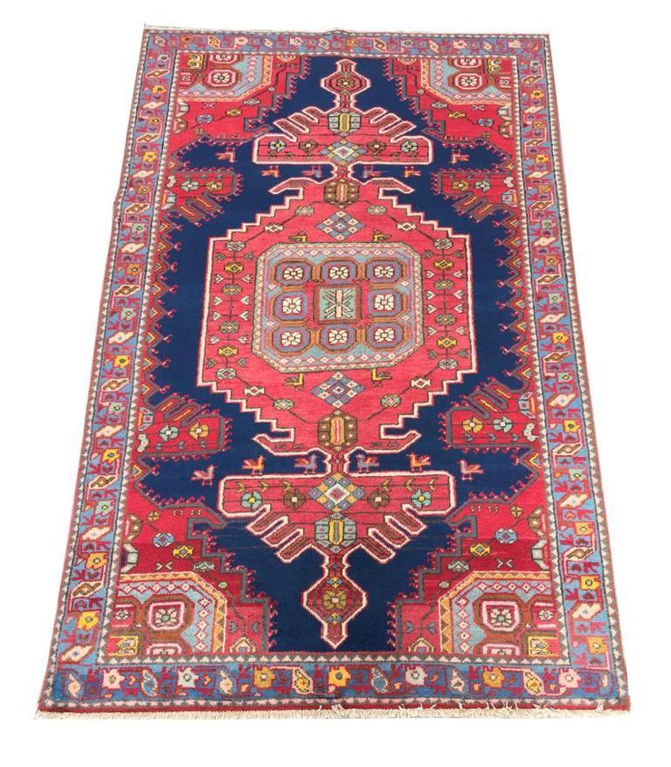 4x7 Authentic Hand-knotted Persian Hamadan Rug - Iran - bestrugplace