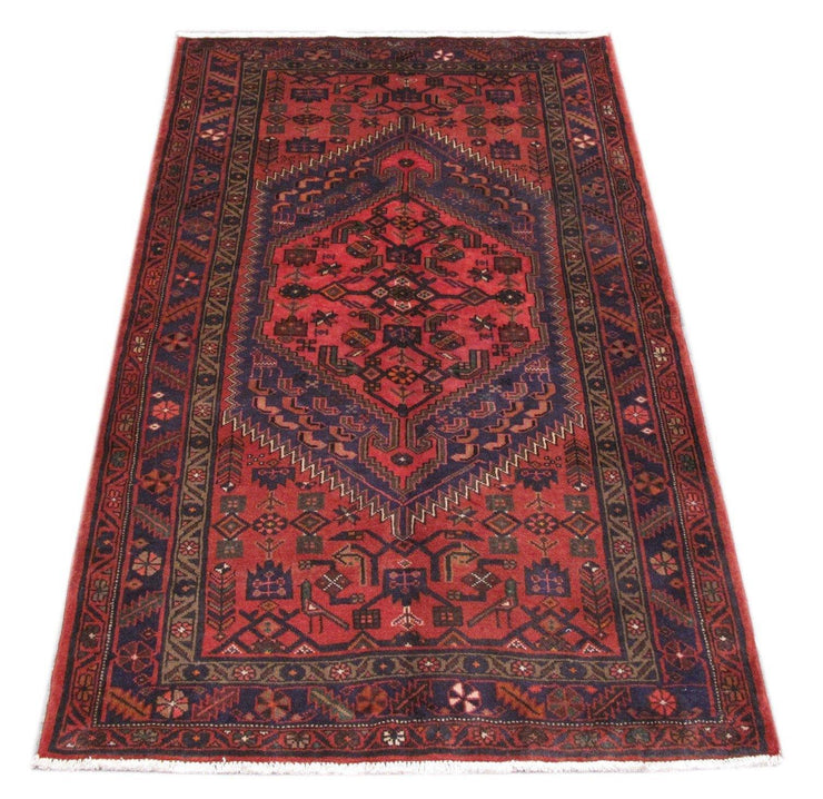 Luxurious 4x7 Authentic Hand-knotted Persian Hamadan Rug - Iran - bestrugplace