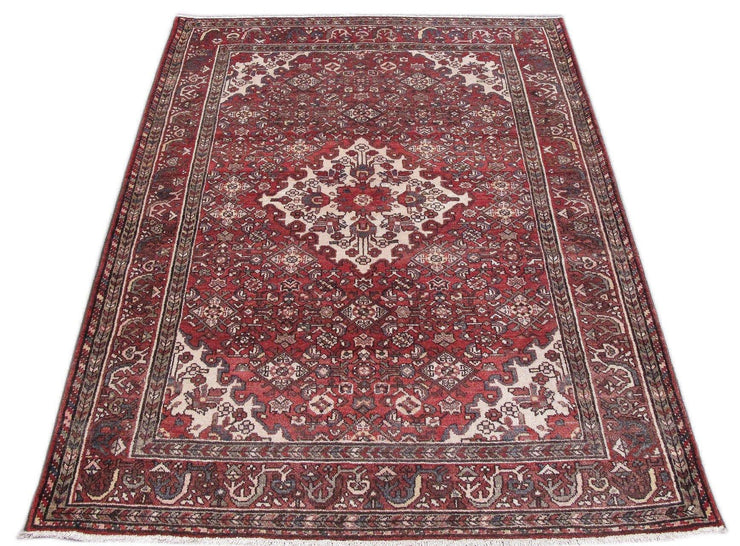 Luxurious 5x7 Authentic Hand-knotted Persian Zanjan Rug - Iran - bestrugplace