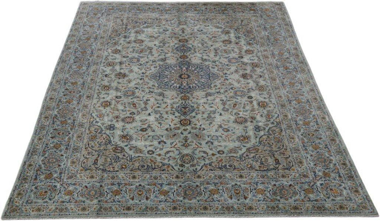 9x13 Authentic Hand-knotted Persian Signed Kashan Rug - Iran - bestrugplace