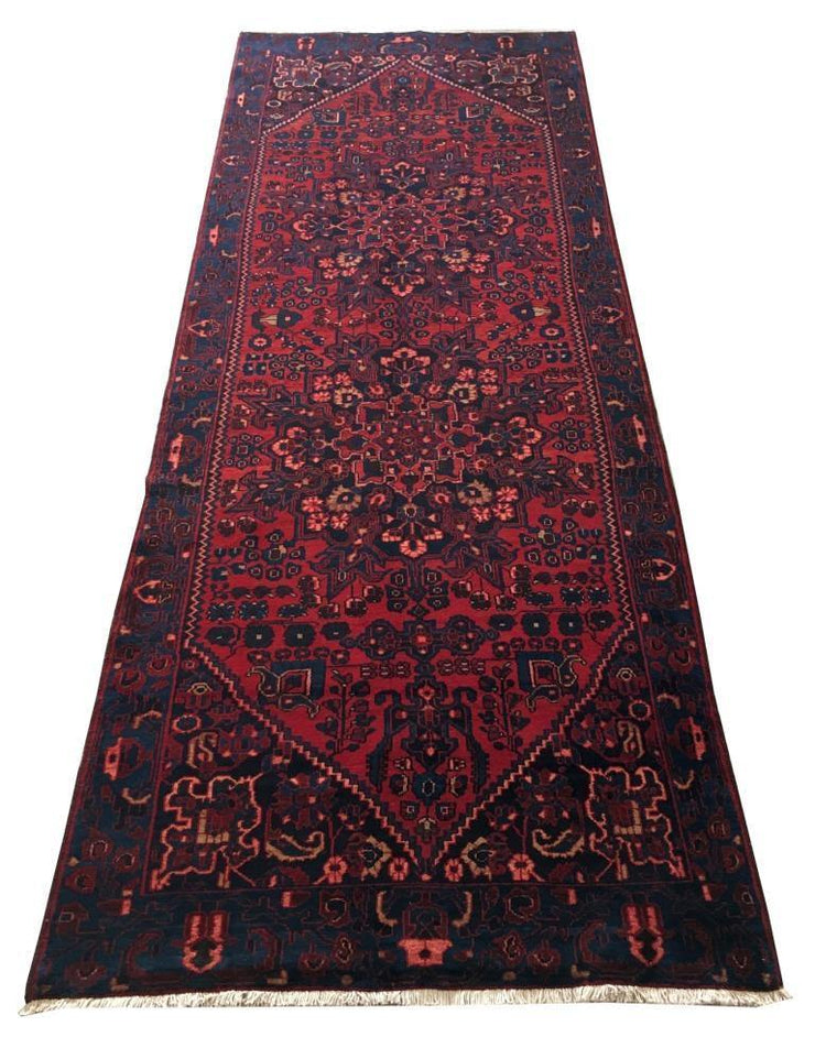 5x14 Authentic Hand-knotted Persian Hamadan Rug - Iran - bestrugplace