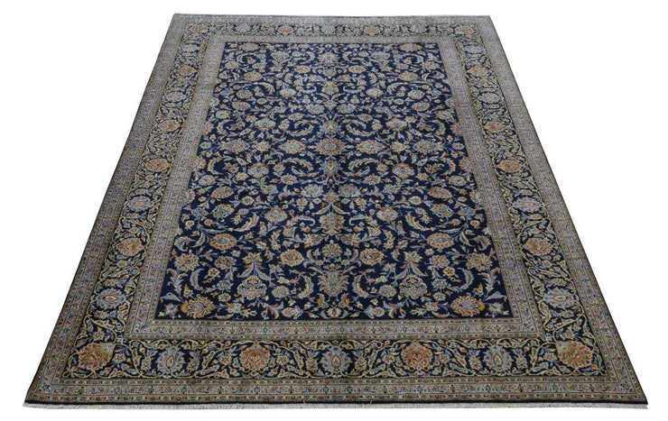 10x13 Authentic Hand-knotted Persian Signed Kashan Rug - Iran - bestrugplace