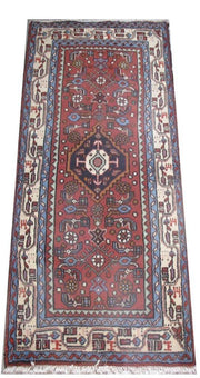 3x5 Authentic Hand-knotted Persian Hamadan Rug - Iran - bestrugplace