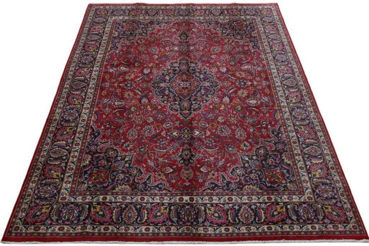 10x13 Authentic Hand-knotted Persian Signed Kashan Rug - Iran - bestrugplace