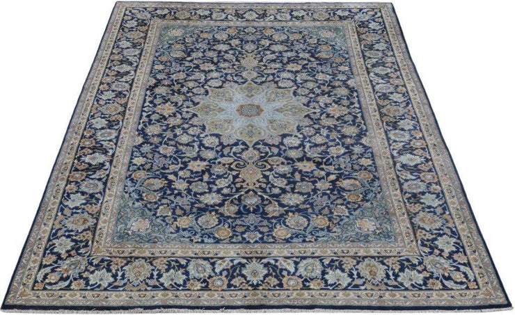 9x13 Authentic Hand-knotted Persian Signed Kashan Rug - Iran - bestrugplace