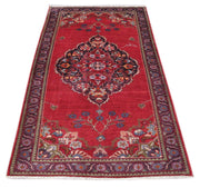 5 ' x 8 ' Red Persian Hamadan Rug - bestrugplace