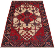 Luxurious 4x7 Authentic Hand-knotted Persian Hamadan Rug - Iran - bestrugplace