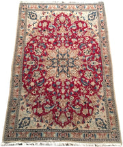 3x4 Authentic Hand-knotted Persian Wool&Silk Nain Rug - Iran - bestrugplace