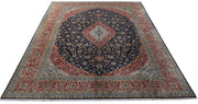 11x15 Authentic Hand-knotted Persian Signed Kashan Rug - Iran - bestrugplace