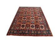 7x11 Authentic Hand Knotted Persian Sarouk Rug - Iran - bestrugplace