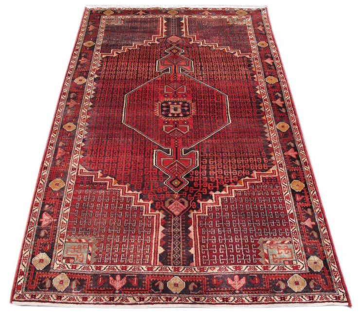 Luxurious 5x8 Authentic Hand-knotted Persian Zanjan Rug - Iran - bestrugplace