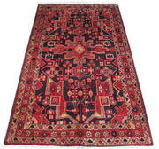 Luxurious 4x7 Authentic Hand-knotted Persian Hamadan Rug - Iran - bestrugplace