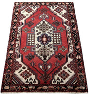 4x7 Authentic Hand-knotted Persian Hamadan Rug - Iran - bestrugplace