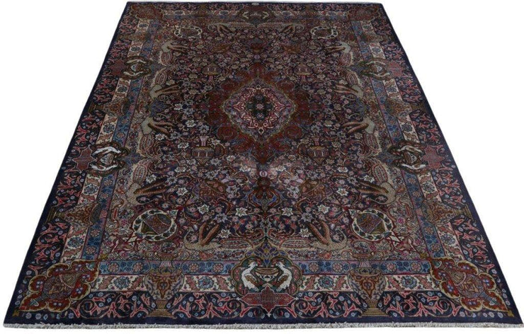 10x16 Authentic Hand-knotted Persian Signed Kashmar Rug - Iran - bestrugplace