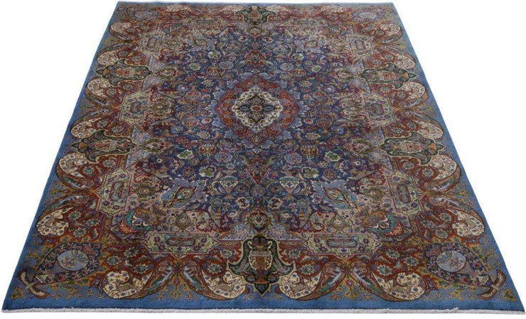 10x13 Authentic Hand-knotted Persian Signed Kashmar Rug - Iran - bestrugplace